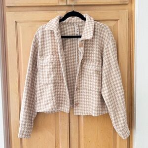 DOLAN Houndstooth jacket from Anthropologie